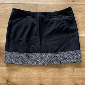 adidas Golf Skort with Patterned Hem